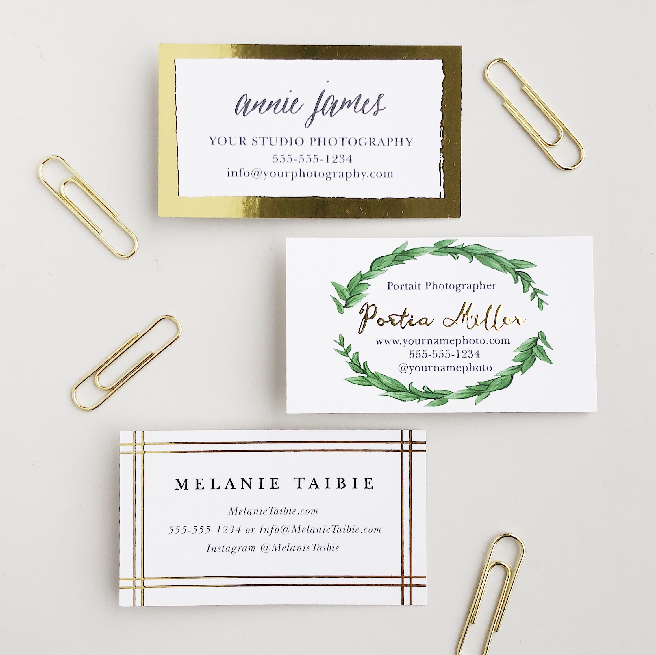 Foil Business Cards
